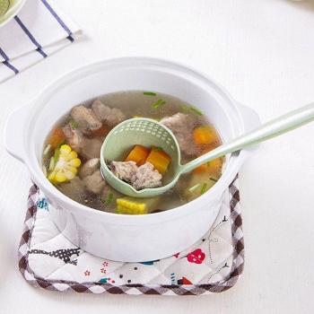 2-in-1 Long Handle Kitchen Spoon