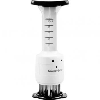 Dual-Function Meat Marinade Injector