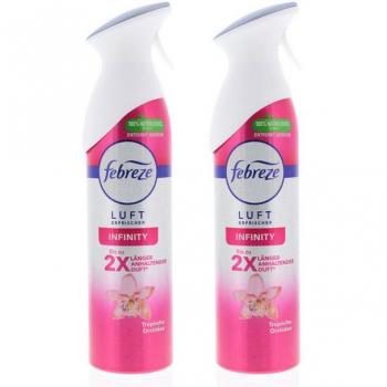 Febreze Infinity Raumspray Tropische Orchidee 2 x 300ml
