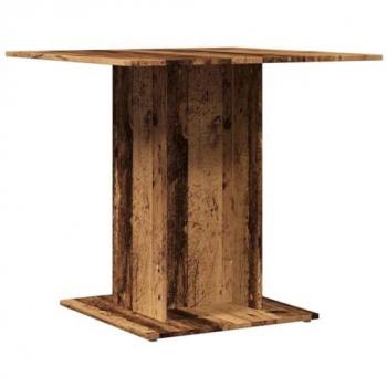 VidaXL Esstisch Altholz-Optik 80x80x75 cm Holzfaserplatte