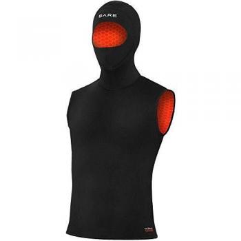Gilet à capuche Bare Ultrawarmth 5/3 mm Noir ML