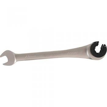 Chiave combinata a cricchetto con bocca aperta 11 mm