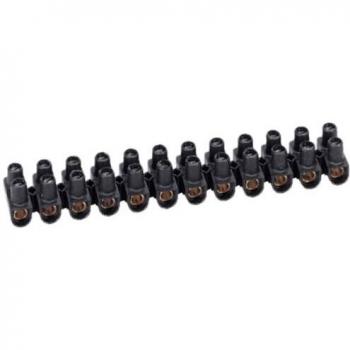 Legrand - Borne de raccordement Nylbloc 12 plots 25mm² - 101A - noir