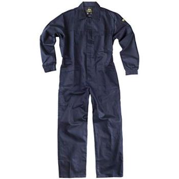 Buzo Industrial Ignífugo Workteam – Cierre Cremallera Oculta XL Azul Marino