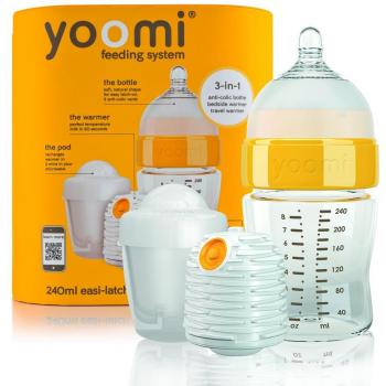 Yoomi 240ml lahvička s obalem a ohřívačem