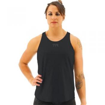 TYR Solid Airtech Women's Sleeveless T-Shirt Black M