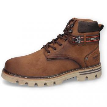 Bequeme Workerboots von Dockers by Gerli in Braun