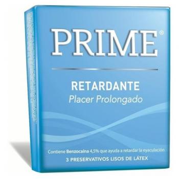 PRESERVATIVOS RETARDANTE PRIME X 3 UNIDADES