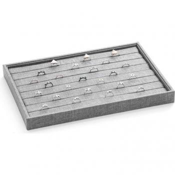 Organisateur de boucles d'oreilles en lin
