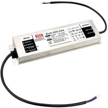Meanwell ELG‑240‑24D2‑3Y LED Transformer 240 W, 24 VDC, 10 A