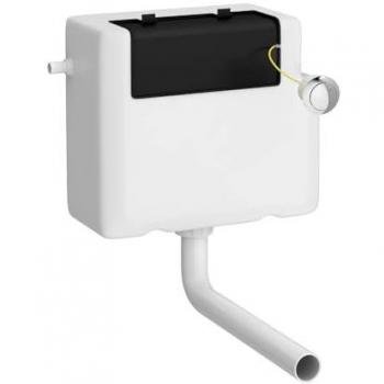 Hudson Reed Mechanical Dual Flush Concealed Cistern and Push Button | Chrome | ABS Polished Chrome | 340mm x 295mm x 140mm