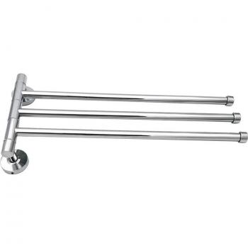 Porte-serviettes rotatif en acier inox