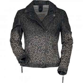 Giacca di pelle Gipsy GWCheetah Lapriv - Donna - Grigio - L