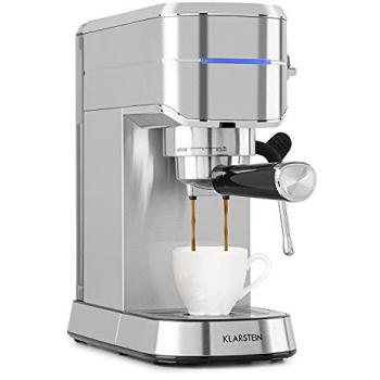 Klarstein Futura Espresso Machine 1450W 20 Bars Argent