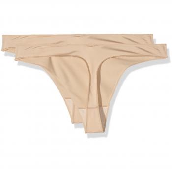 Palmers Women's Skin Tight String Bikini, Beige, Medium/Large