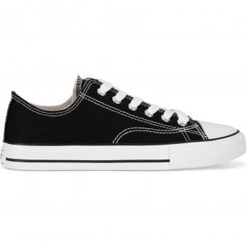Schwarze Sprandi Sneaker aus Baumwolle YL201402