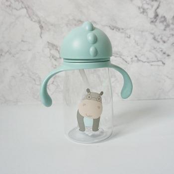 Taza infantil a prueba de fugas con pajita