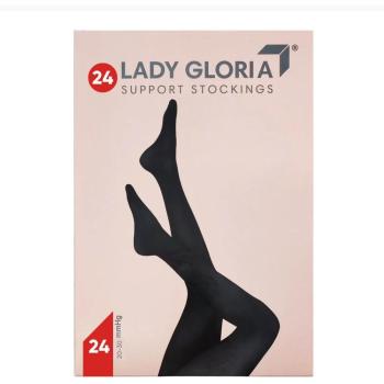 LadyGloria 24 Autoreggente Punta Aperta Daino 4 GloriaMed®