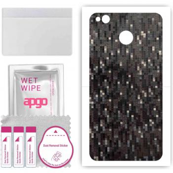 Papel protector en vinilo negro carbón para Xiaomi Redmi 4