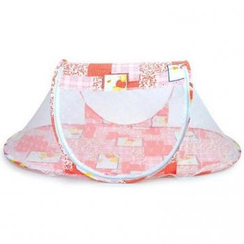 Folding Baby Crib with Mosquito Net for Infants