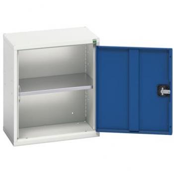 Bott Verso 1-Shelf Wall Cupboard - 525mm Grey/Blue