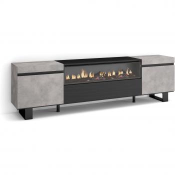 TV‑Lowboard Skraut Home – 80‑Inch‑Kompatibilität, Elektrokamin‑Funktion