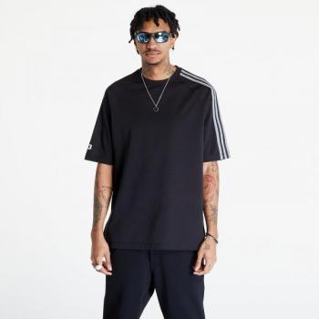 Black Y-3 Men's Short Sleeve 3-Stripes T-Shirt (S)