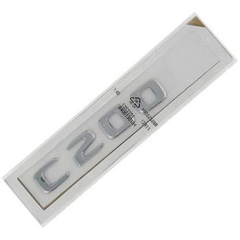 Emblema Negro Cromo para Maletero C200 C300