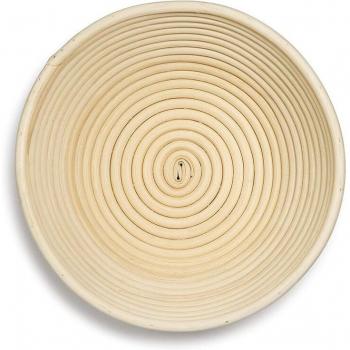 Handmade Rattan Bread Banneton with Liner – Sourdough Proofing Basket