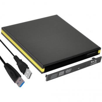 Caja de almacenamiento óptico SSD USB 3.0 para laptop