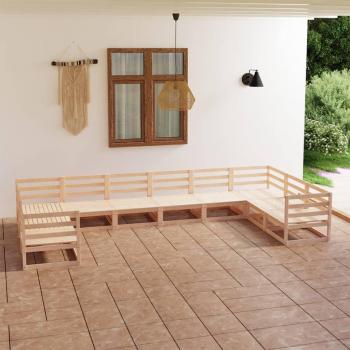 10 Piece Garden Lounge Set vidaXL