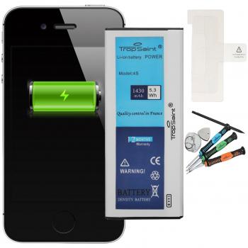 Batteria Interna iPhone 4/4S/5/5C/5S/6/6S/6S/7/8 Plus/X + con Adesivi e Attrezzi