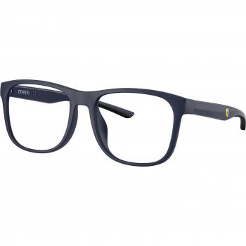 Occhiali da vista Scuderia Ferrari Unisex FZ8014D 509 Blu Trasparenti Squadrati