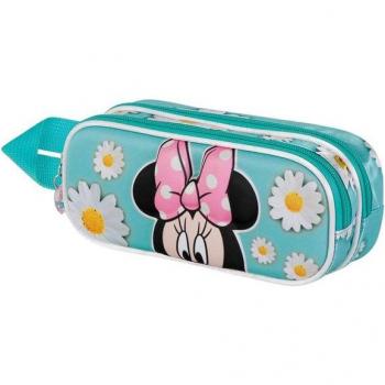 Estuche portatodo doble 3D Minnie Mouse spring