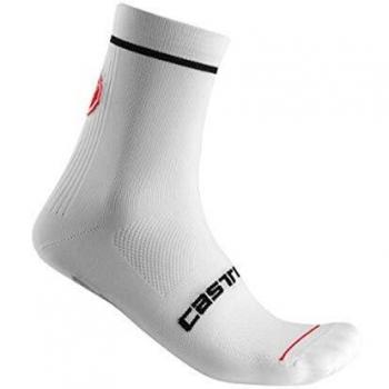 Entrata 9 Calzini Castelli Uomo Bianco L/XL