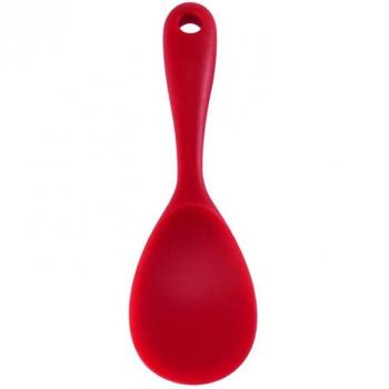 Silicone Rice Spoon with Long Handle - Food Grade, Non-Stick