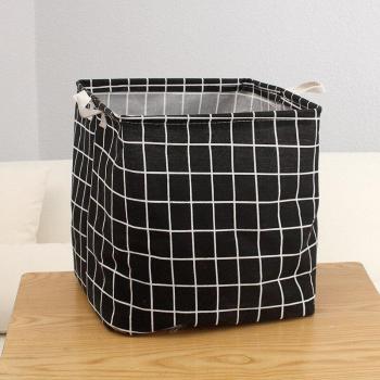 Folding Cotton Linen Storage Basket