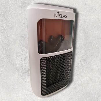 Termoventilatore Niklas con Effetto Fuoco Vivo
