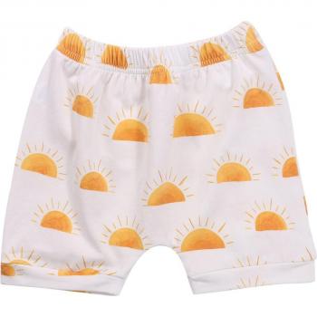 Shorts Ample Bébé Garçon – Style Casual, Imprimé Doux en Coton et Polyester, Taille Élastique Moyenne