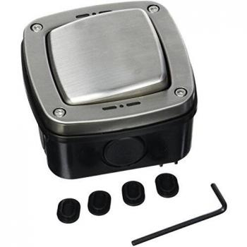 Weatherproof Dual-Pole Decorative Switch (20A)