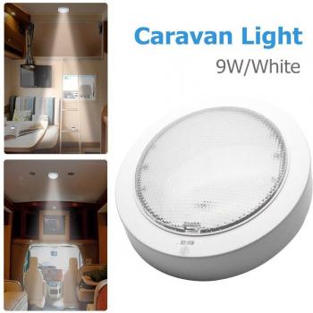 Luz LED Pancake 9W para Techo Interior, 12V, Blanca