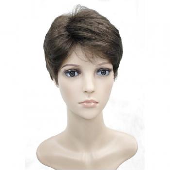 Perruque Chic Noir Lisse