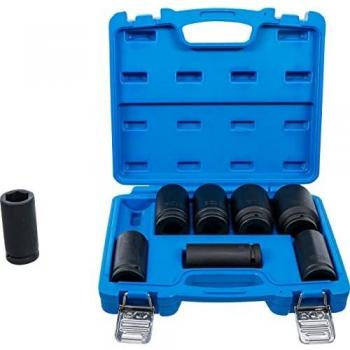 Set bussole esagonali extra profonde 20 mm (3/4) 22 - 38 mm, 8 pz