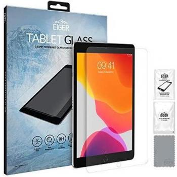 Eiger Tablet-Schutzfolie 2.5D Glass Clear iPad 7. Gen (2019) (1 Stück, iPad 2019 (7. Gen)), Tablet Schutzfolie