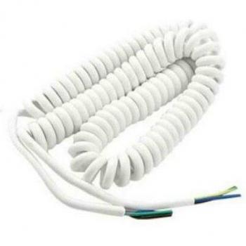 Spirale Câble 3 × 0,75 mm² Blanc – 5 m – 2013