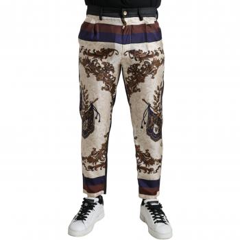 Dolce & Gabbana Slim-fit Trousers for Men - Multicolor - Size: XS
