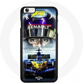 Carcasa iPhone 7 F1 Azul Amarillo Fernando Alonso Renault