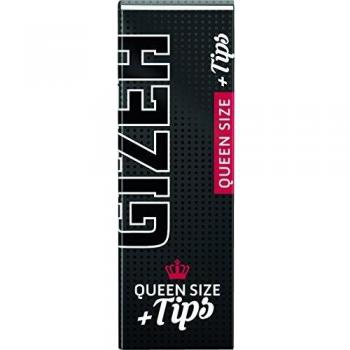 Gizeh Black Queen 1/14 Zigarettenpapier + 26 Heftchen, 50 Tipps inklusive