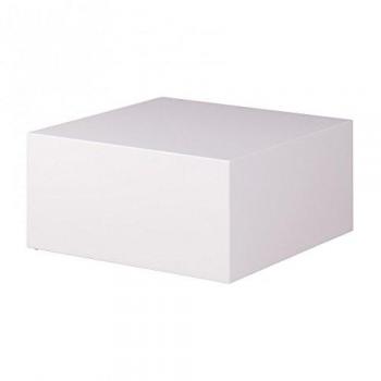 Table basse en bois blanc - FINEBUY - Carré - 60x30x60 cm