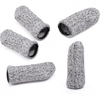 FOSHIO Vinyl Film Car Wrap Tool Non-Scratch Finger Gloves Sleeve - 10 Pack